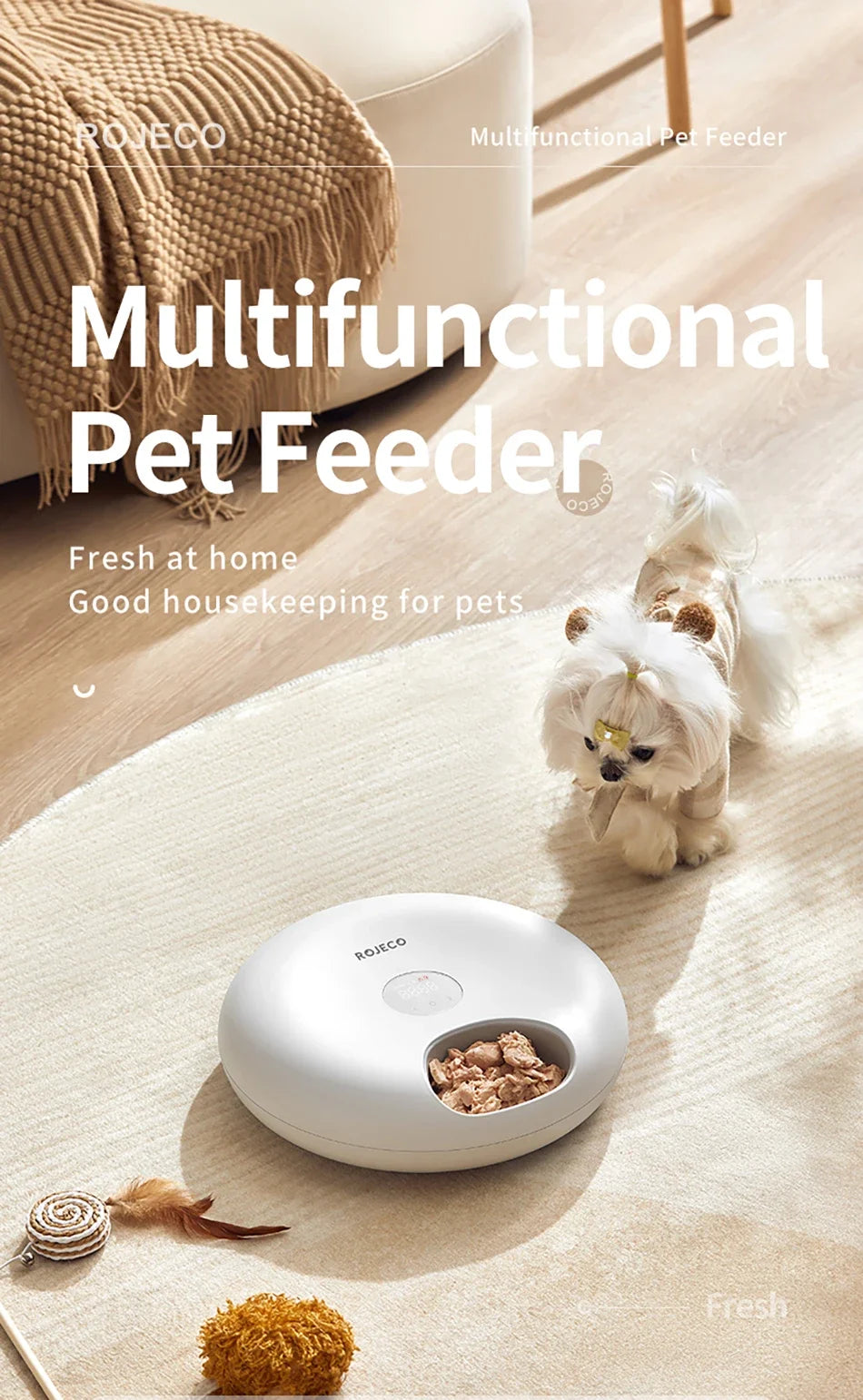 6 Meals Automatic Pet Feeder